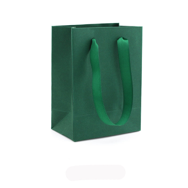 Packaging Gift Box Dark Green Bow Jewelry Box Ring Box Necklace Box Jewelry Box Bracelet Box Wholesale