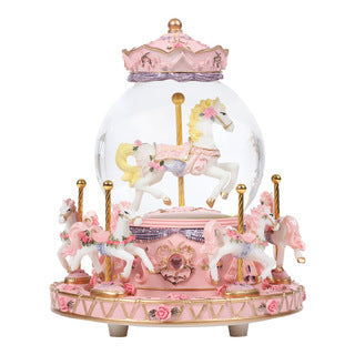 Crystal Music Box Carousel Creative Gifts For Valentine's Day